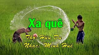 Video thumbnail of "Xa quê (Minh Huề)"