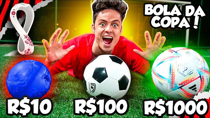 BOLA DE R$10, R$100 OU R$1000! A BOLA OFICIAL DA COPA AL RIHLA!