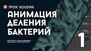 Урок Houdini “Анимация деления бактерий - Часть 1” (RUS) Урок Houdini “Анимация деления бактерий - Часть 1” (RUS)