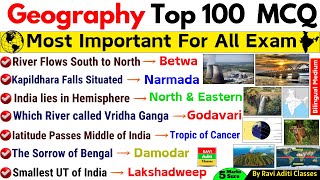 Top 100 Geography MCQs | Geography Gk MCQs Questions And Answers | Most Important 100 MCQs |