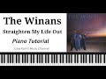 The Winans Straighten My Life Out Piano Tutorial Sheet Music mp3