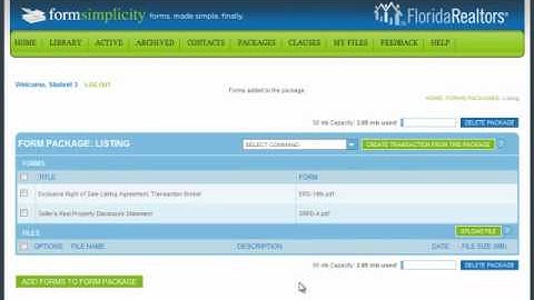 Form Simplicity Main Training Video - Part 1