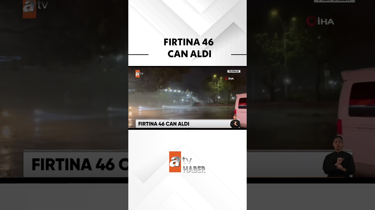 Filipinler’i fırtına vurdu#atvhaber #shorts #filipinler #fırtına