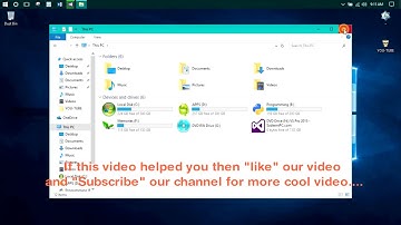 How to change Drive Icons in Windows 7,8 & 10