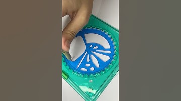 Relaxing & Unwind ASMR Spirograph Creations | Satisfying Spiral Sounds! #art #shorts #spirograph