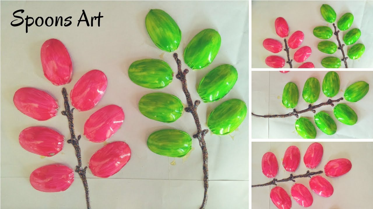 Plastic Spoons Art YouTube