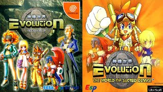 Snek Tries Out Evolution: The World of Sacred Device (Dreamcast 1999)(No Commentary)