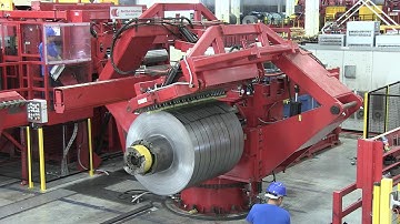 Dual Mandrel Recoiler Built by Red Bud Industries