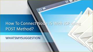 How To Connect Node JS With JSP using POST Method
