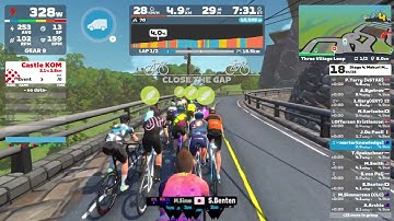 Zwift - Race: Stage 4: Makuri May: Three Village Loop (C 270-390) in Makuri Islands