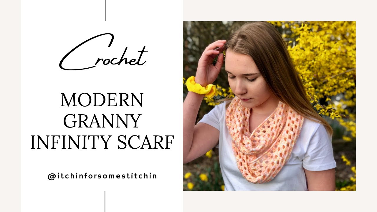 How to Crochet a Beginner Infinity Scarf - YouTube