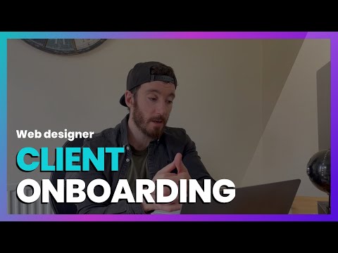 Web design client onboarding (create a web design client questionnaire)