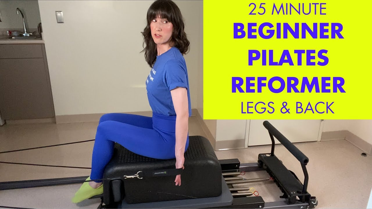Pilates Reformer Workout, 25 Min, Beginner, Full Body, with Box
