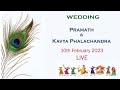 Pramath  kavya phalachandra  wedding  live