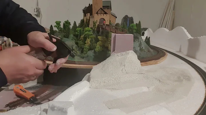 Tipps HO Layout: How to use plaster cloth without making a mess -