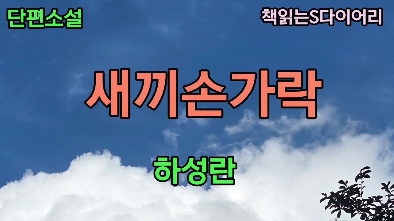 (새 작품) 한밤중의 택시는 함부로 타는 게 아니다 [새끼손가락] / 하성란 / 오디오북 #소설듣기#책읽어주는여자