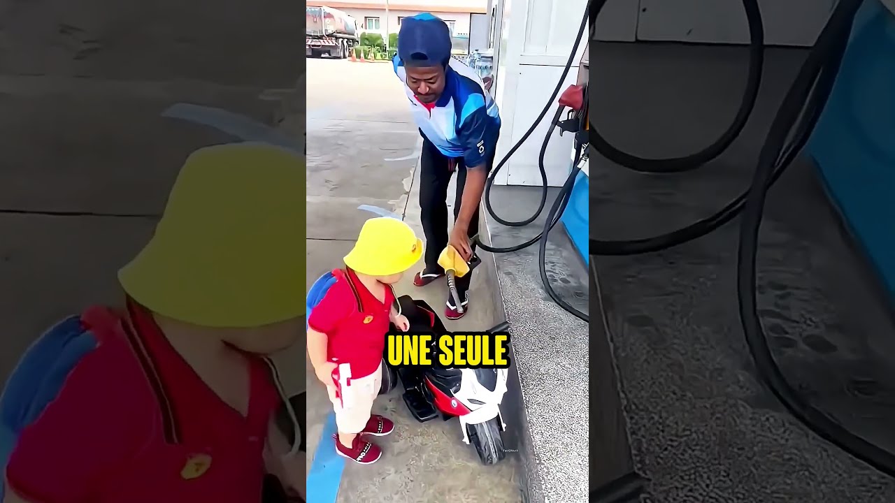 Cet Enfant Fait Le Plein D Essence Gratuitement Shortsvideo