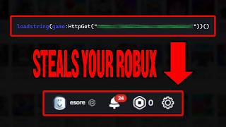 This Roblox Script *Actually* STEALS Your Robux..