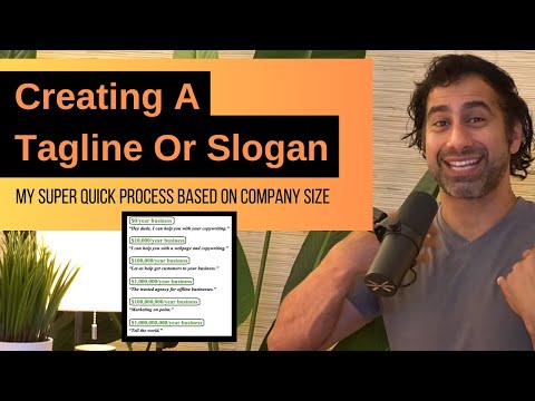 Creating A Tagline