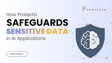 How Protecto Safeguards Sensitive Data in AI Applications