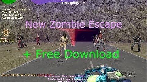 Cs1.6 Zombie Escape New ( Bg-Escape + NightCrawler Mode ) 2023 + Free Download!!!