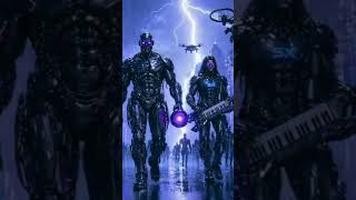 SYNTHETICA-X - Electric Resurrection #SynthwaveMetal #CyberMetal #youtubeshorts #shorts