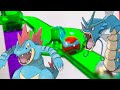 Pokémon Marble Race: Water-Type Elimination Race ft. Gryrados, Feraligatr & more! | Pokemon Rush