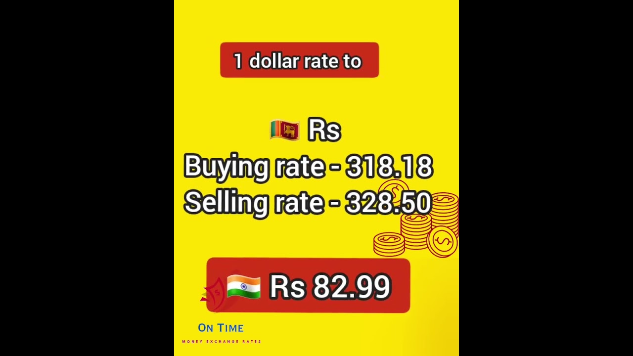 Us dollar rate in srilanka | dollar rate in india 