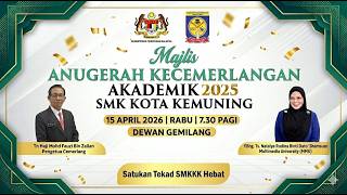 (Langsung) Majlis Anugerah Kecemerlangan Akademik 2025