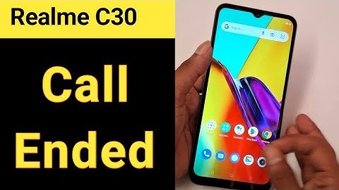 How to solve call ended problem in jio, realme c30 me smart call setting kaise kare