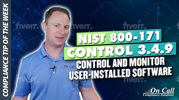 Take Control of Your User-Installed Software with NIST 800-171 Control 3.4.9!