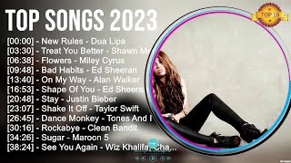 Top Songs 2023 ☀️ Dua Lipa, Maroon 5, Sia, Rihanna, The Weeknd, Tones And I, Shawn Mendes