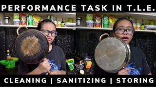 Performance Task in T.L.E || Cleaning the Burnt Pan using Baking Soda, Vinegar, and Lemon