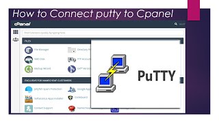 how to connect putty to cpanel