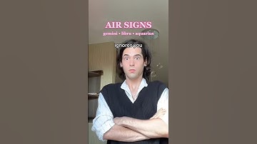 air signs IN LOVE 💘 #astrology #aquarius #gemini #libra