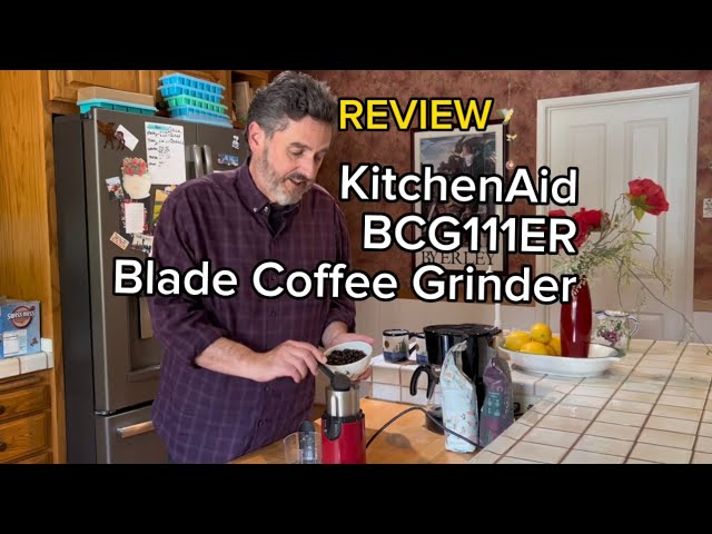 KitchenAid Coffee Grinder Blade Test Review 