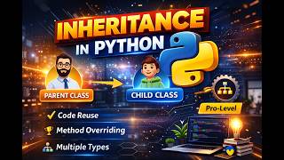 Inheritance  in OOP  #PythonCore #Programming #Coding #CODLYTIC #PythonTutorial
