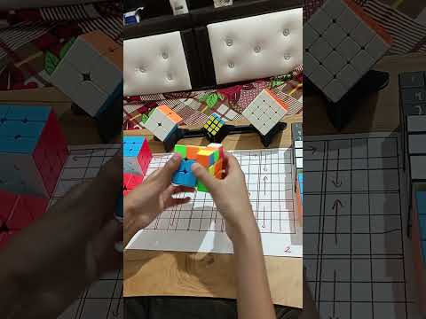 How to solve scramble Rubiks cube in amezing way with algorithm #shots #viral     @chotucubesolver