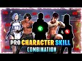 Top 3 character skill combination   character skill for cs rank  one tap trick 