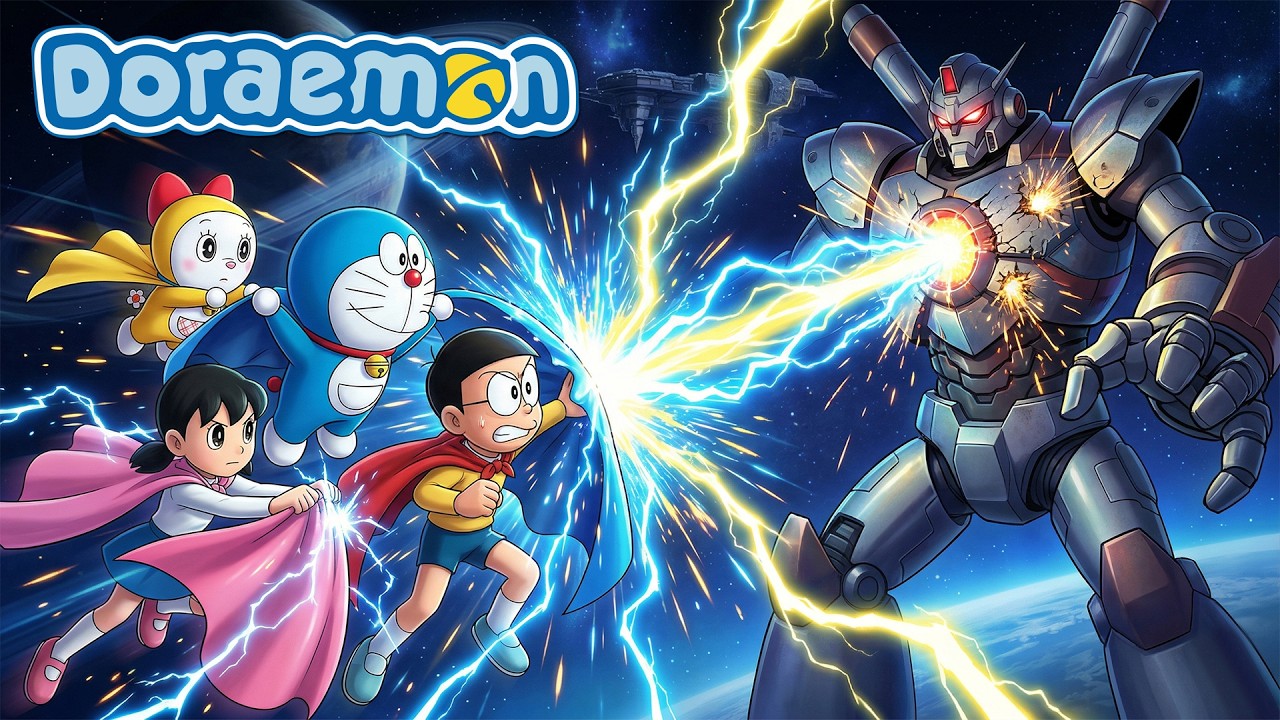 Doraemon] Reflect Lightning! Miss & Get Shocked ⚡ Who Beats the