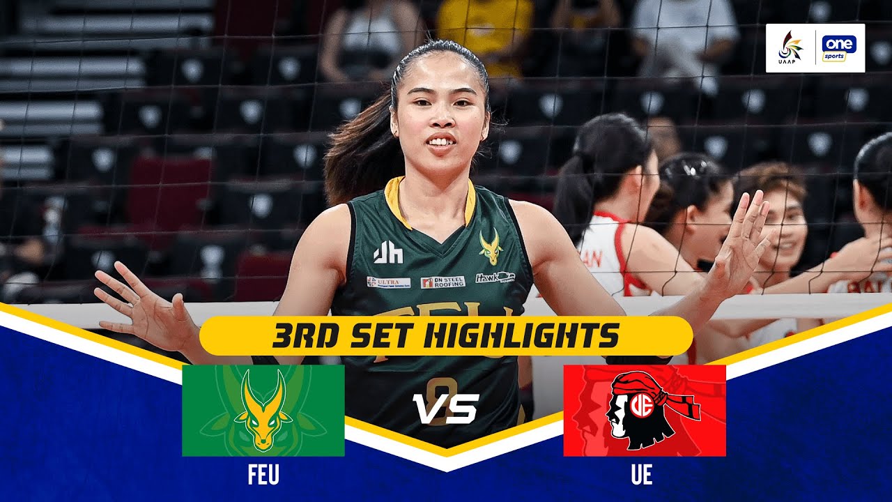 UE vs. FEU | SET 3 GAME HIGHLIGHTS | UAAP SEASON 87 WOMEN'S VOLLEYBALL ...
