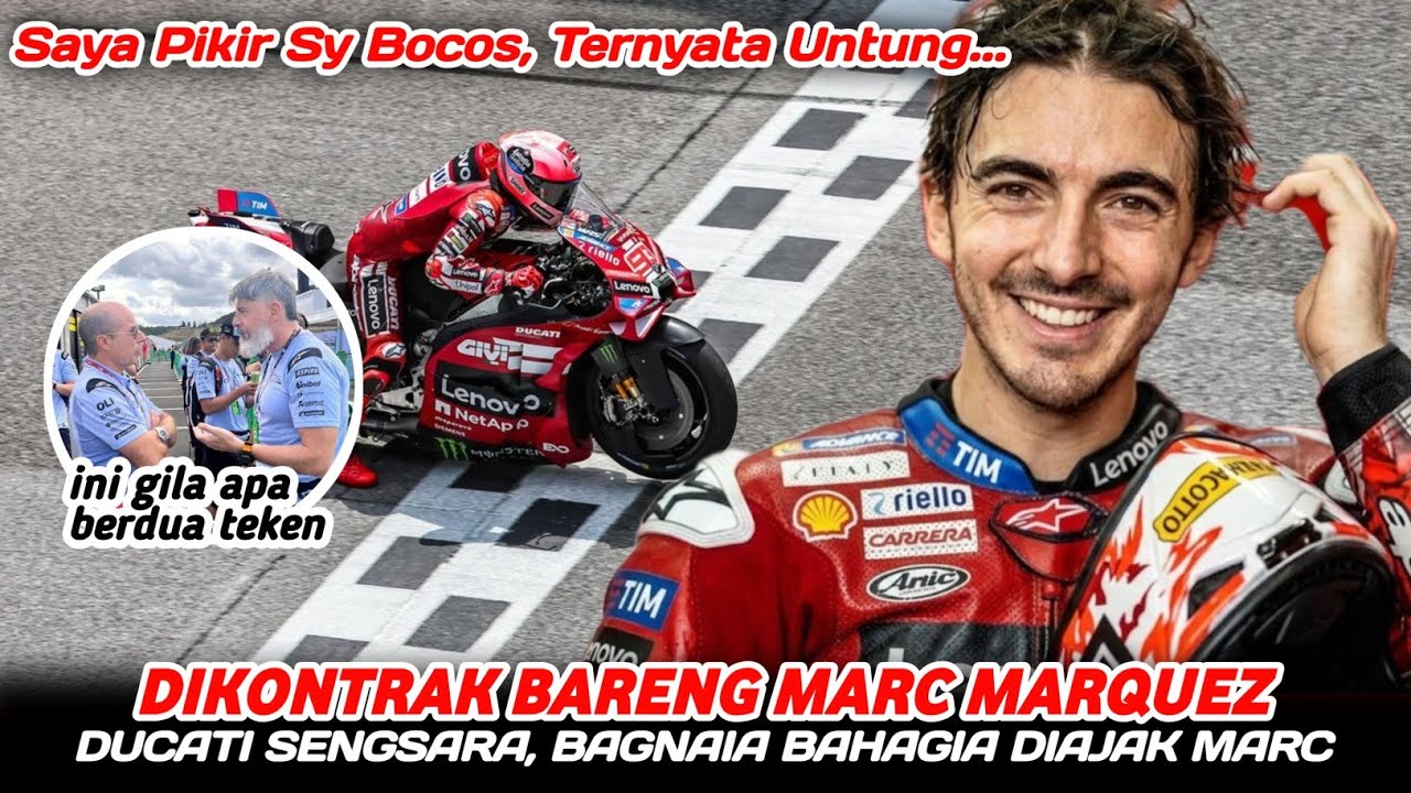 JADI INI KEPUTUSAN NYA !! PECO BAGNAIA PECAH BAHAGIA ~ MARC MARQUEZ BARENG BAGNAI TINGGALKAN DUCATI?
