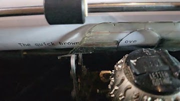 Slow-motion: The IBM Selectric type ball in action