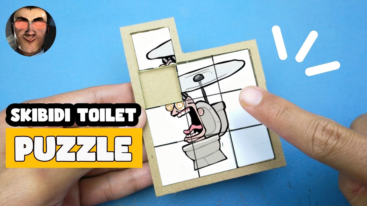 【Skibidi Toilet Puzzle Game】How To Make / Cardboard Craft / Diy Crafts / Craft Ideas YouTube