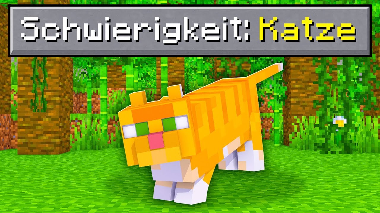 Wie Zähmt Man Katzen In Minecraft MINECRAFT als KATZE durchspielen! - YouTube