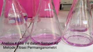 Perbandingan Kadar Fe Sampel Air Sumur Bor Daerah Ngaglik dan Sampel Air Sumur Bor Daerah Imogiri