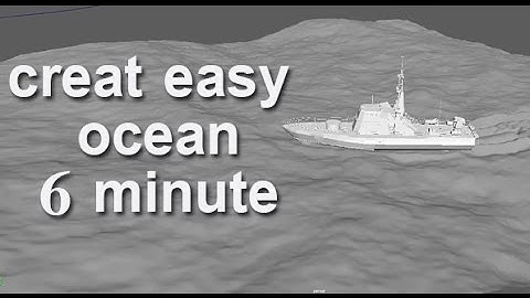 Maya 2017: Bifrost Updates boss maya 2017 - creat easy ocean 6 minute - bifrost