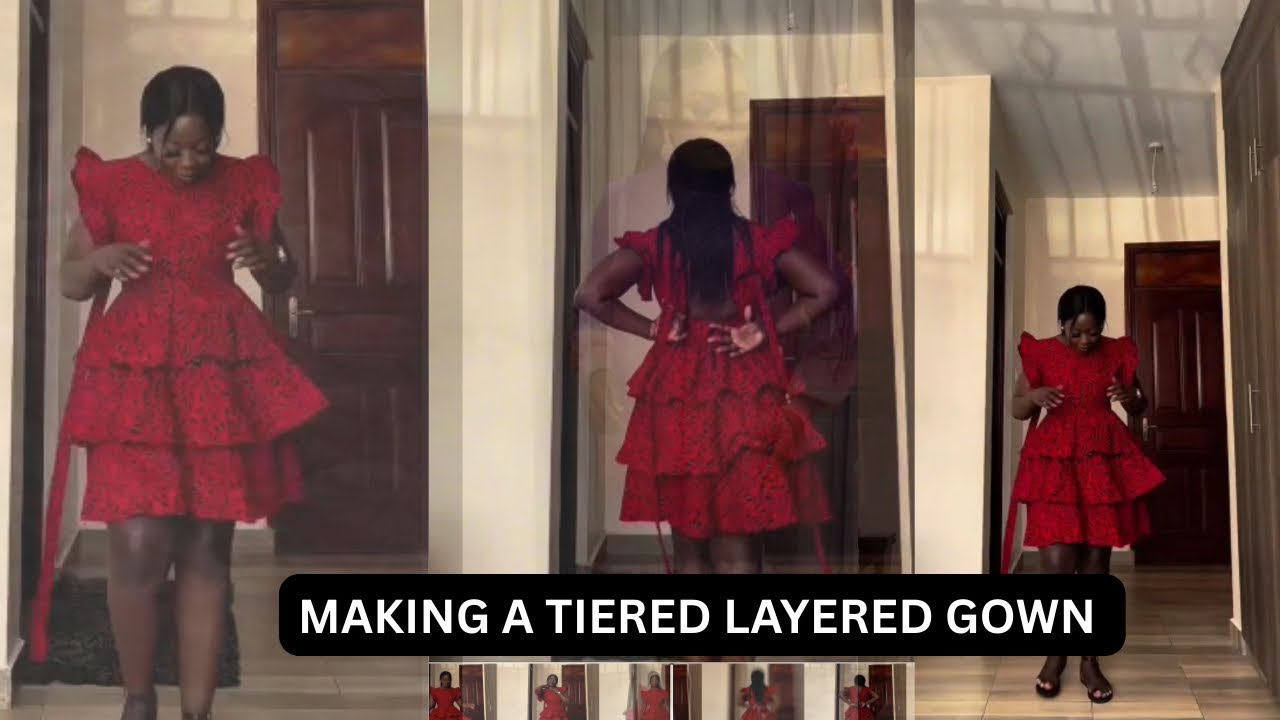 КАК СКРОЙТЬ И СШИТЬ ЯРУСНОЕ ПЛАТЬЕ #мода #ярусное