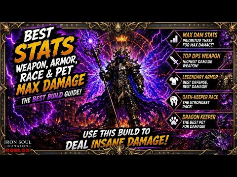 IRON SOUL DUNGEON – BEST Stats, Weapons &amp; Armor Guide!