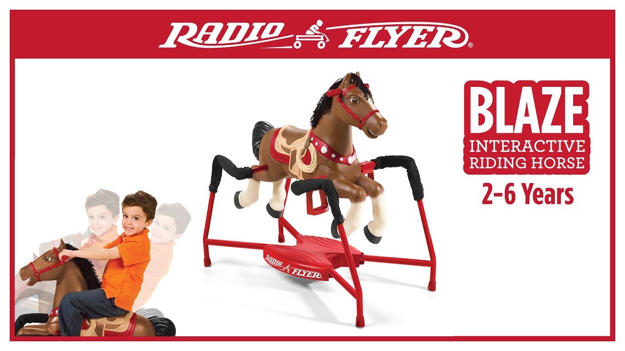 radio flyer blaze rocking horse